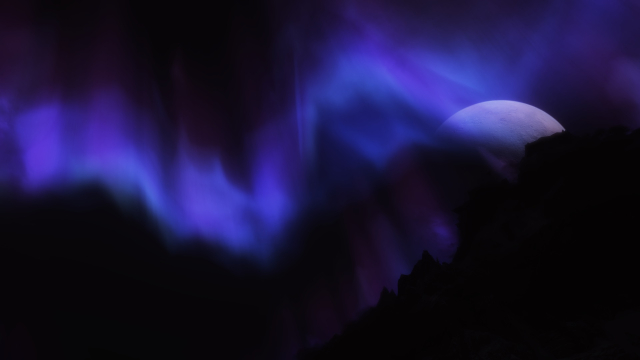 Ночное небо Skyrim