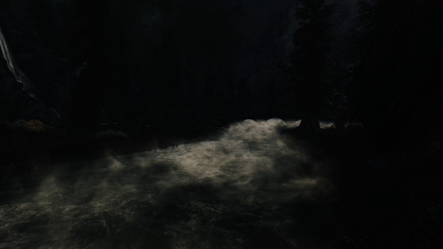 Ночь, река, туман, Ривервуд.