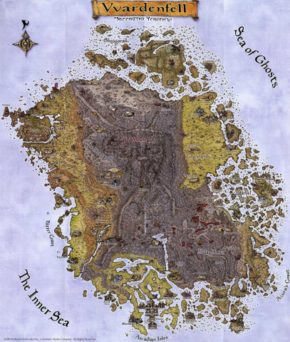 Morrowind map