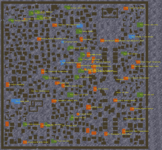 Daggerfall city Map