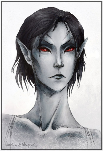 Dunmer: collab-sketch by weapon-S