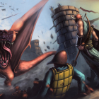 Dovahkiin vs Dragon