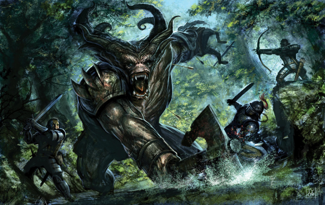 Dragon Age Ogre Fight