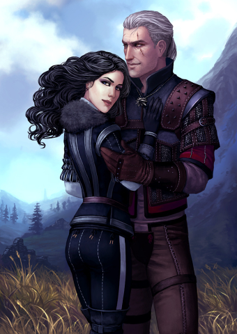 Geralt and Yennefer