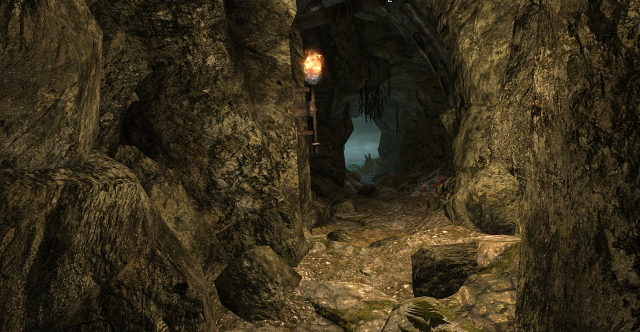 Проход в пещере