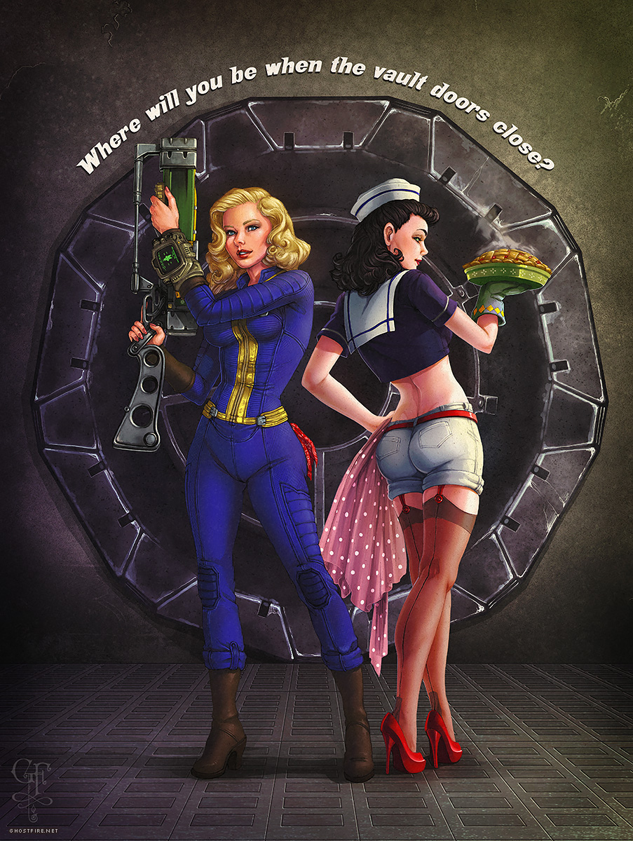 Fallout 4 арты девушек фото 22