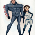 Cartoon style Shepard And Lawson